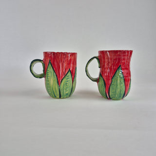 Mug - Red Flower