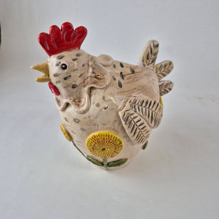 Sculpture - Chicken Large Flora