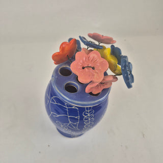 Flower Frog Blue