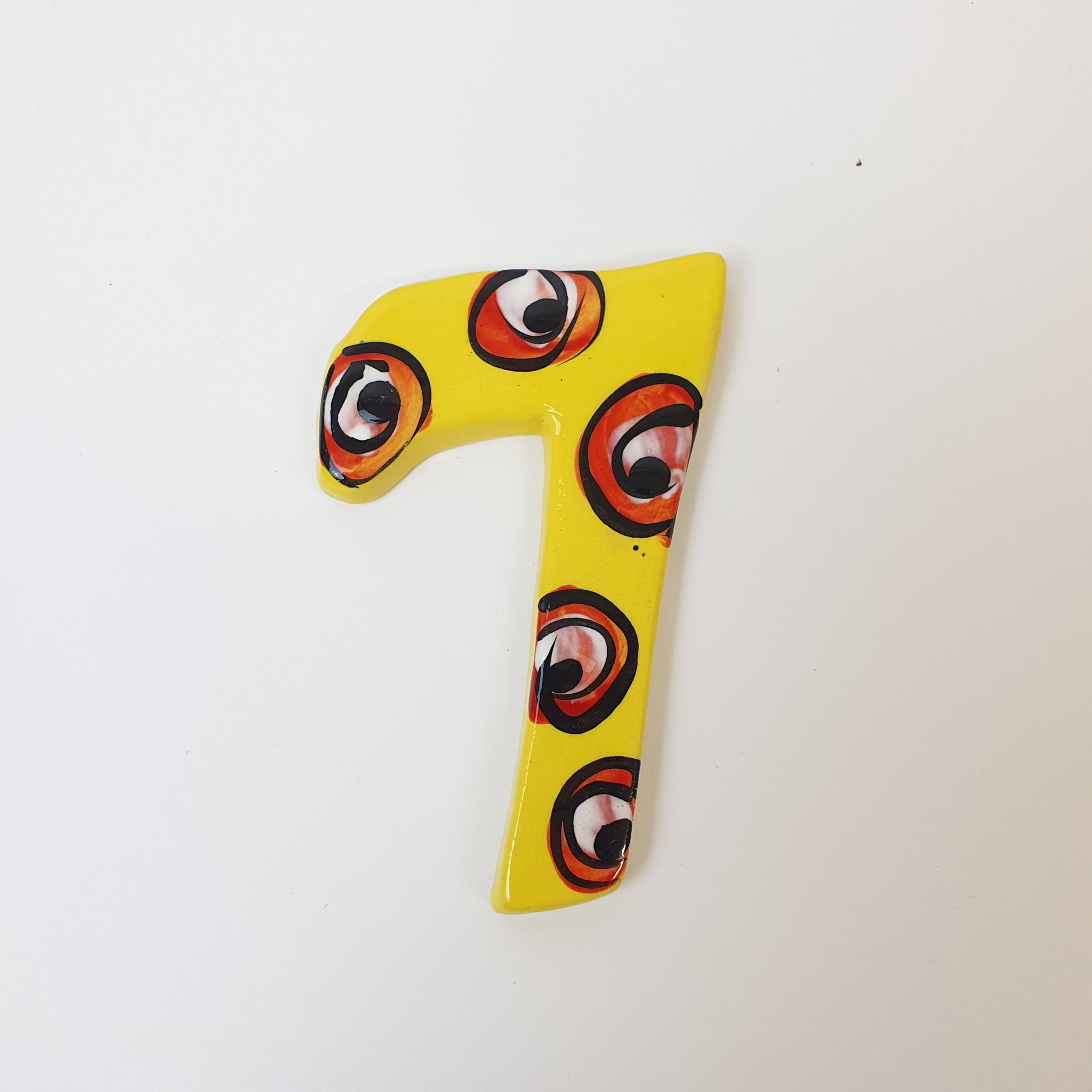 7 Swirls- House Number